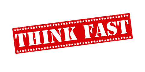 Sticker - Think fast