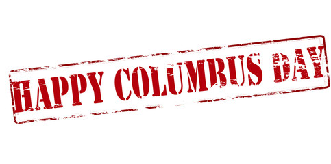 Wall Mural - Happy Columbus day