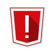© vector_master - Exclamation Sign Shield