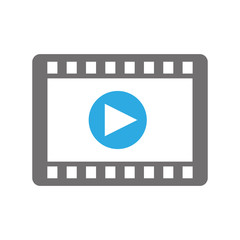 Poster - video player isolated icon vector illustration design