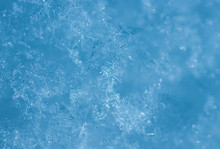Christmas Blue Snow, Winter Background