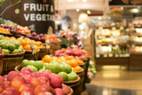 Supermarket , fruit and vegetable zone