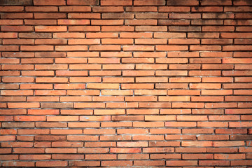 Old orange brick wall