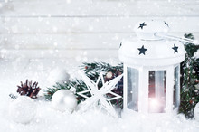 Christmas White Lantern
