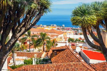 the historical center of La Orotava town, Tenerife Island, Spain