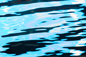 expanse of water in the pool as a background