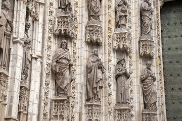 Entrance, Santa Maria Cathedral Church; Seville