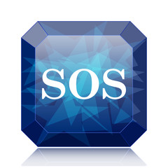 Canvas Print - SOS icon