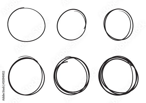 hand drawn circles vector - Buy this stock vector and explore similar vectors at Adobe Stock