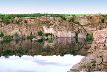 Stone career and water