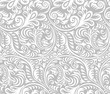 Seamless background pattern. Openwork ornament in grey tones. Vector illustration.