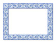 Frame design with typical portuguese decorations called 