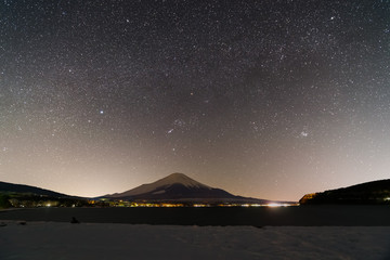 Wall Mural - Fuji Mountain and Orion