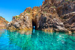 Leinwanddruck Bild - Calanches de Piana, Korsika