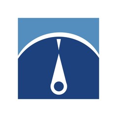 Wall Mural - compass arrow travel direction logo template
