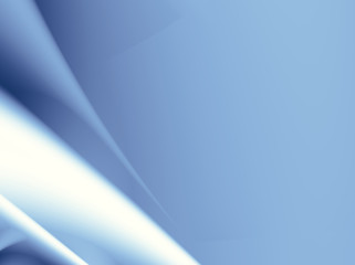 Wall Mural - blue abstract fractal background with spatial effects. for technical, business, industrial projects 