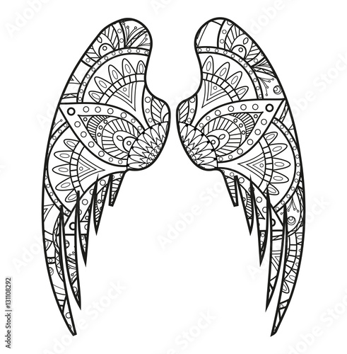 Free Free Mandala Angel Wings Svg 356 SVG PNG EPS DXF File