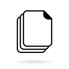 Poster - Document vector icon