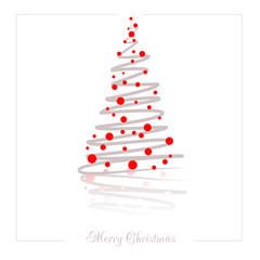 vector illustration abstract christmas tree