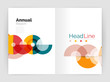 © antishock - Circle annual report templates, business flyers