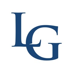 Wall Mural - letter l and g logo vector
