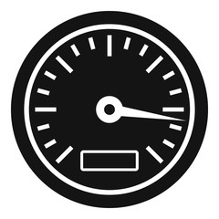 Wall Mural - Speedometer icon. Simple illustration of speedometer vector icon for web