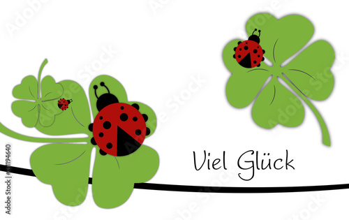 Viel Glück Stock Vector | Adobe Stock