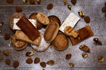 Wall Mural - assortment of christmas sweets typical in Spain