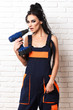 © be free - serious cute sexy builder girl