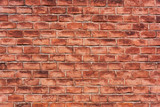 Fototapeta  - Red brick wall. Texture, background.