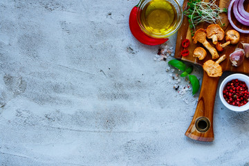 Wall Mural - Vegetables cooking ingredients