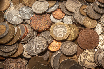 coins collection, old and new coins all over the world