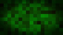 Green Black Fading Square Blocks Background Animation