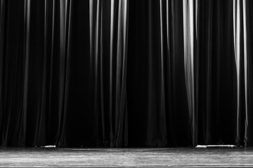 Curtain in the theatre.