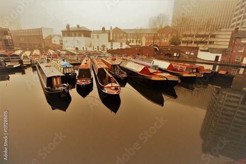 Fotografía Autumnal silence in the Birmingham Gas Street Basin