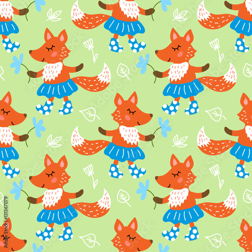 Materiał do szycia Wzór z fox