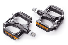 Bicycle Pedals On White Background