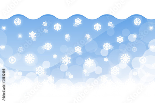 背景素材壁紙 雪の結晶 冬景色 風景 光 輝き キラキラ クリスマス 装飾 スノー 積雪 パーティー Stock Vector Adobe Stock