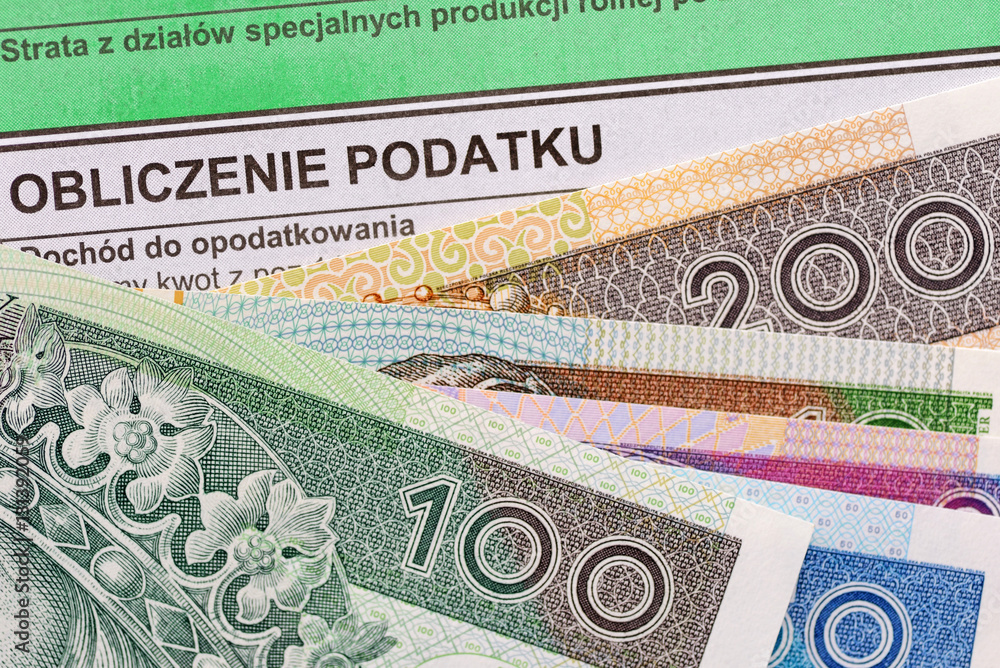 Polski podatek. PIT - obrazy, fototapety, plakaty 