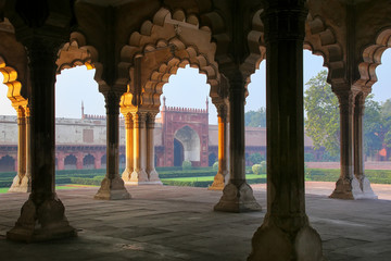 Wall Mural - Diwan-i-Am - Hall of Public Audience in Agra Fort, Uttar Pradesh