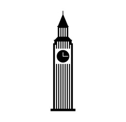 Canvas Print - big ben building isolated icon vector illustration design