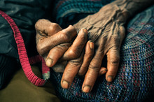 Hands Of Woman In Wamena