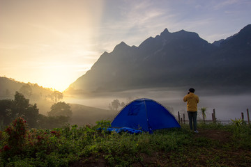 Wall Mural - Camping