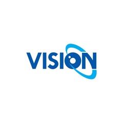 Wall Mural - vision logo template logo vector