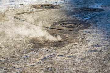 toxic vapor from the underground station in the centre of Kazan