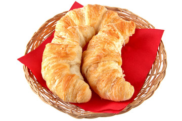 Croissant freshly baked