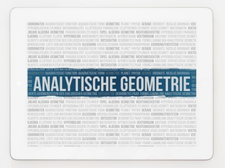 Canvas Print - Analytische Geometrie