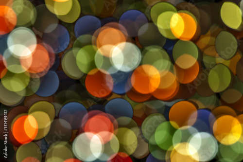Fototapeta na szkło abstrakcjonistyczny bokeh światła nocy tło