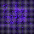 © green_flame - abstract vector square pixel mosaic background