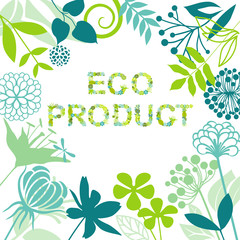 Canvas Print - Eco product background